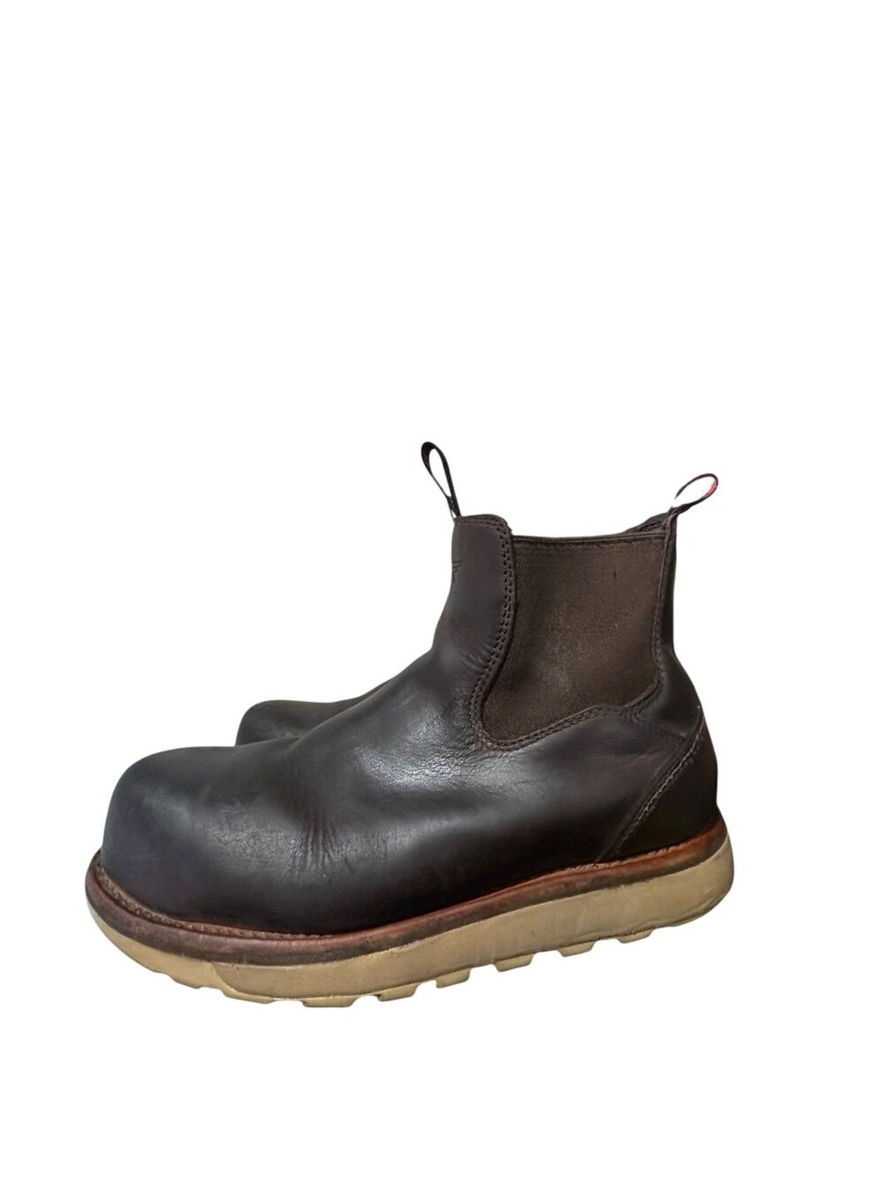 Red Wing 2446 Traction Tread Lite Chelsea Safety Toe Work Boot Men's Sz 9 D